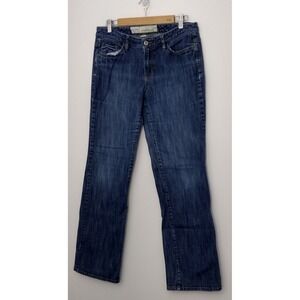 Loft Jeans Women's Size 10 Original Bootcut Blue Denim Pockets Pre-owned
